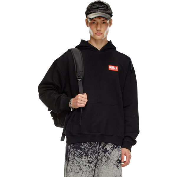 MIKINA DIESEL S-BOXT-HOOD-LAB SWEAT-SHIRT 55857743