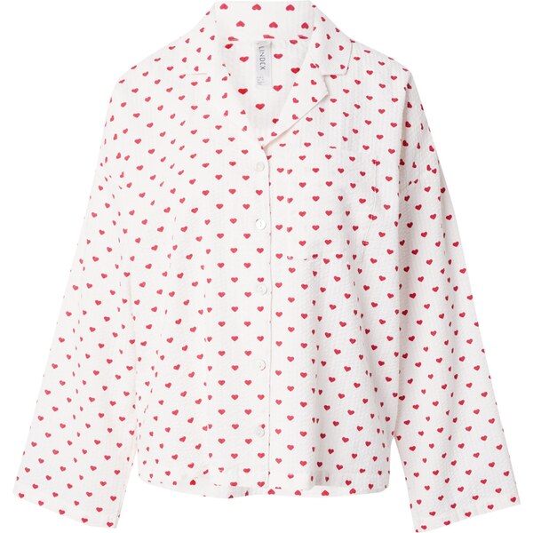 Lindex Tričká na spanie červená / biela 59423367