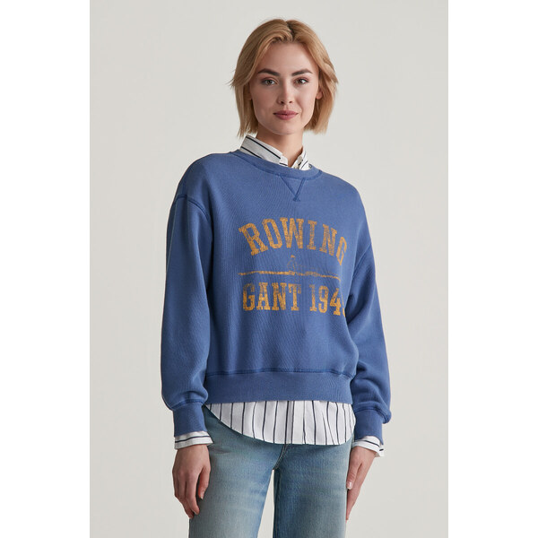 MIKINA GANT GRAPHIC C-NECK SWEAT SAILOR NAVY 55886280
