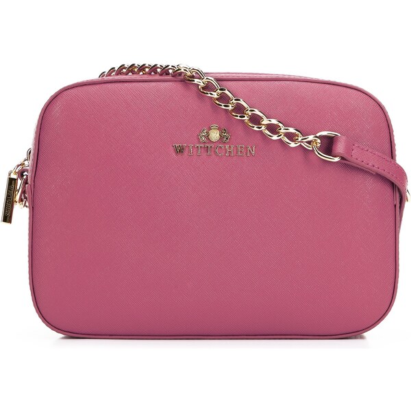 Wittchen Dámska listová kabelka z kože saffiano, boxový tvar, na 66386156