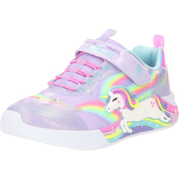 SKECHERS Tenisky Unicorn Chaser tyrkysová / žltá / levanduľová / 55912081
