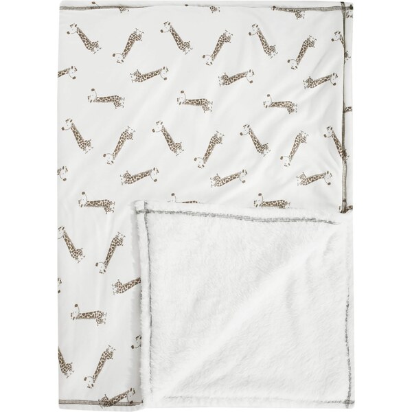 JACKY Deka pre bábätko hnedá / šedobiela 58171371