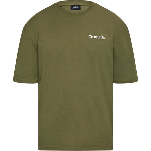 Dropsize Tričko olivová / biela 62915226