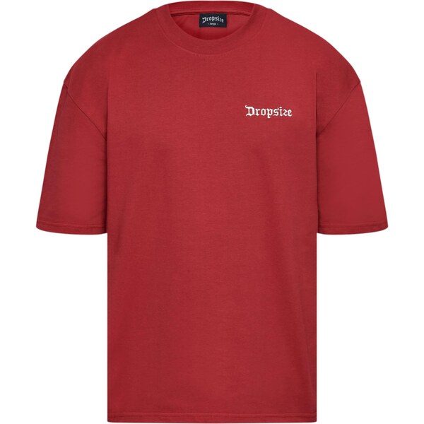 Dropsize Tričko krvavo červená / biela 63134678