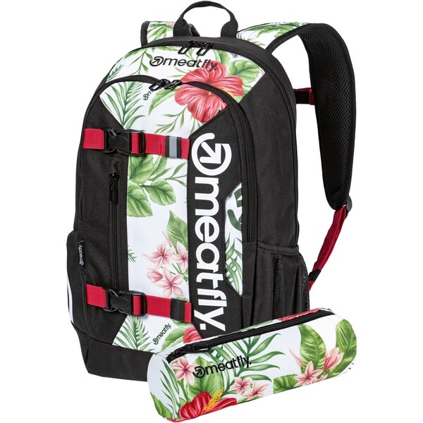 Meatfly Batoh Basejumper - White Tropical - 22 L + PENÁL ZDARMA 56291174