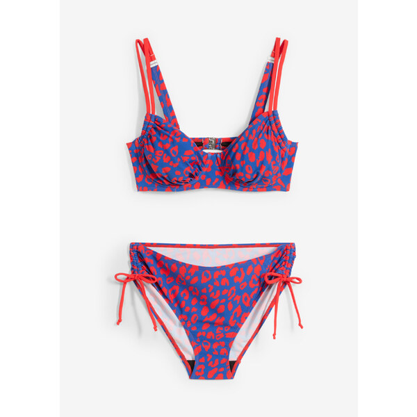 bonprix Bikiny s kosticami (2-dielne), farba modrá 60349390
