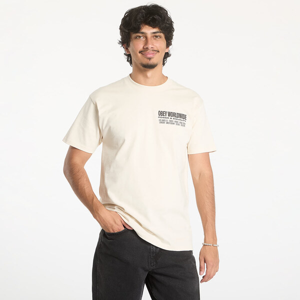 OBEY Clothing Tričko OBEY Worldwide Power & Equalit Cream S 56040220