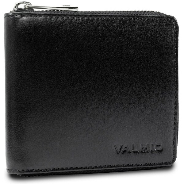 Valmio Kožená Čierna Peňaženka so zapínaním na zips 56049333