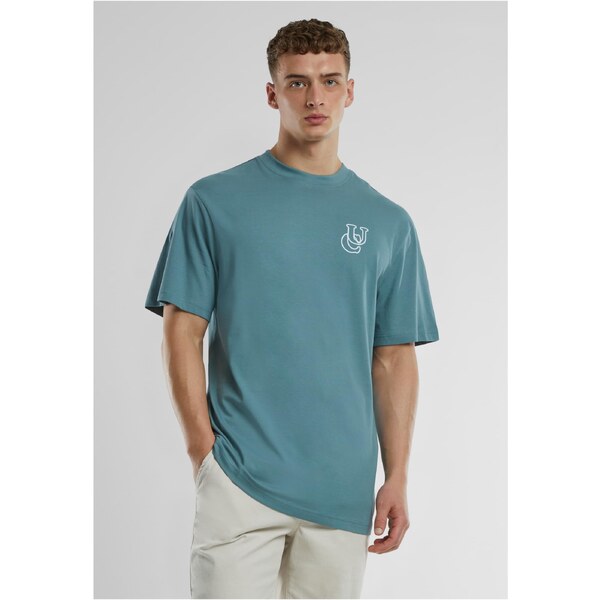 Urban Classics Mens T-shirt UC Shiny Logo blue 56049750