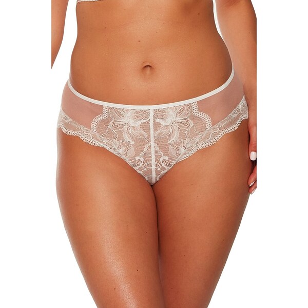 Smotanové čipkové nohavičky Gaia Luiza GFP 1242 Luiza S-3XL 56217582