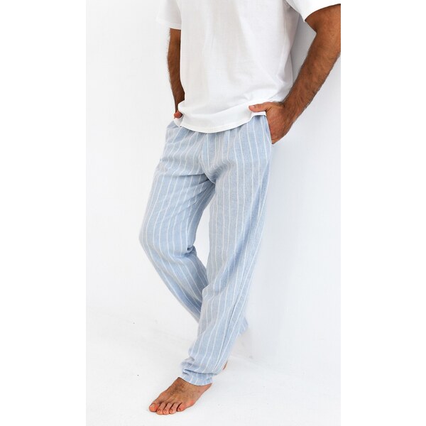 Bielo-modré pyžamo Sensis David kr/r M-2XL 56217584