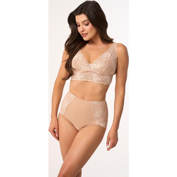 Čipkové nohavičky s vysokým pásom Babell BBL 204 56217593