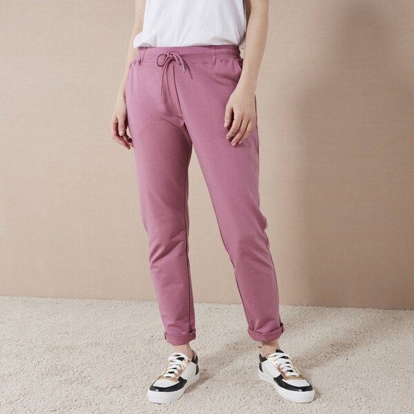 Nohavice moltonové ružové drevo 040 Blancheporte 56068048