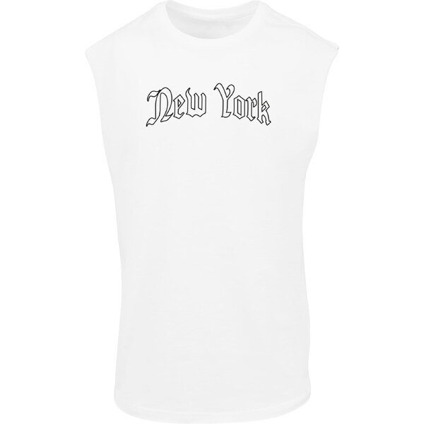 Mister Tee Mens tank top New York white 56096006