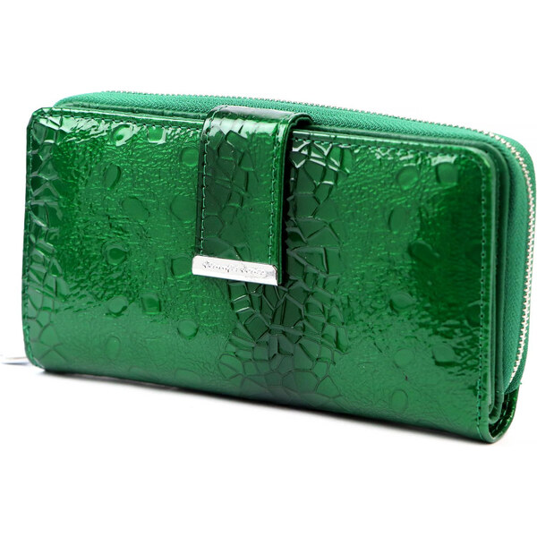 Dámska kožená peňaženka Jennifer Jones zelená KZ54502 62179329