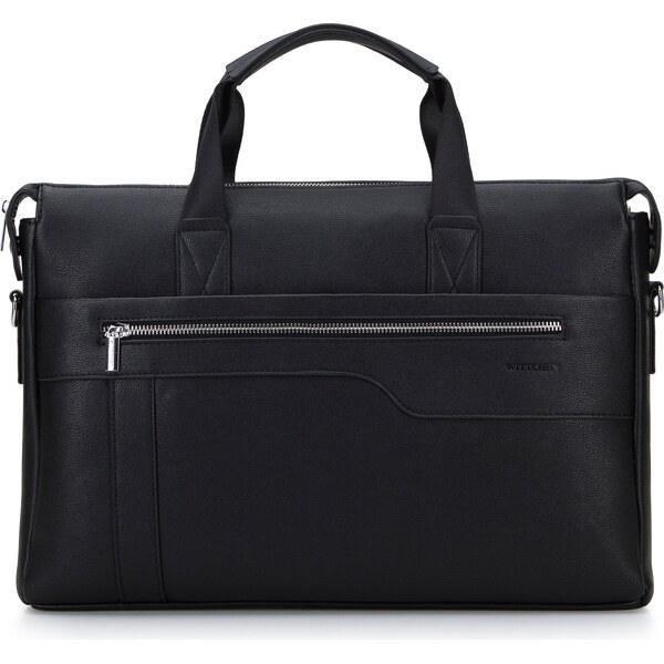 Wittchen Taška na notebook z ekokože Office 13 – čierna 66066970