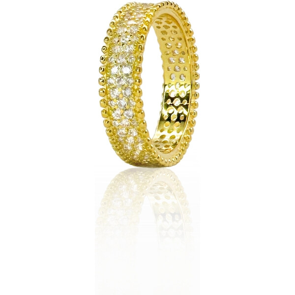 MAJYA Strieborný prsteň JEMINA pozlátený 11019/7 64581968