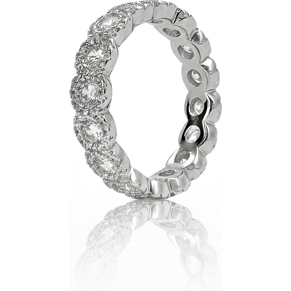 MAJYA Strieborný prsteň SAFFIRA 11024/7 64581973