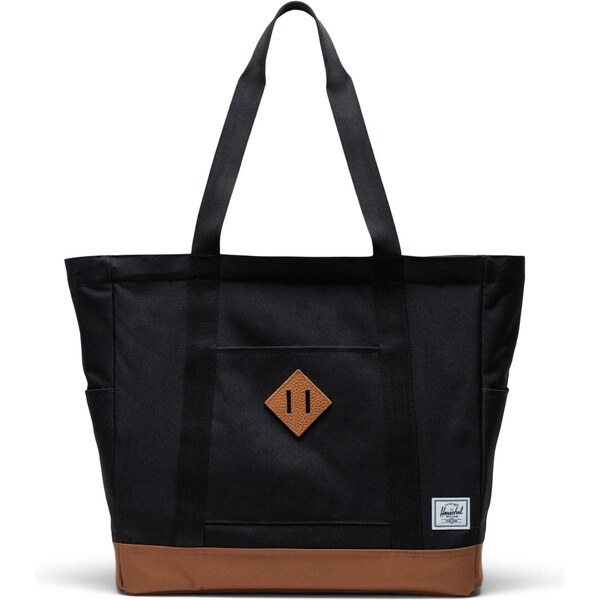 Herschel Heritage Tote Black/Saddle Brown 56291157