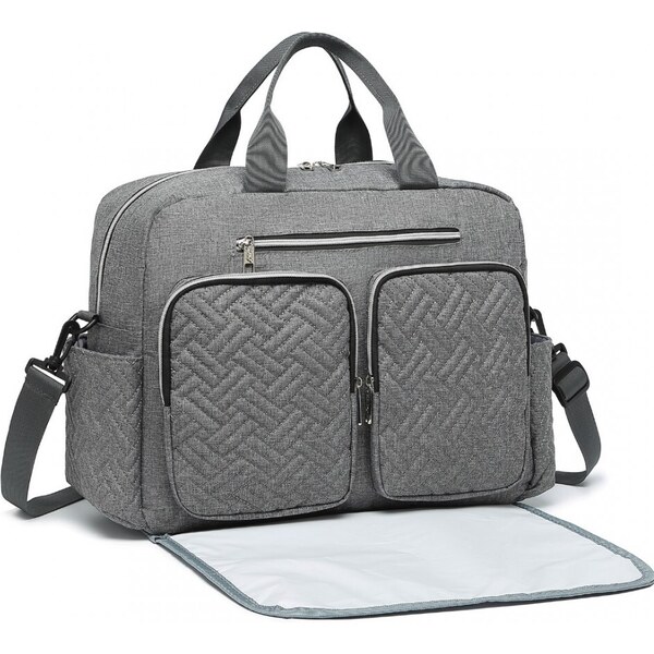 KONO prebaľovacia taška na kočík EQ2411 sivá 62554520