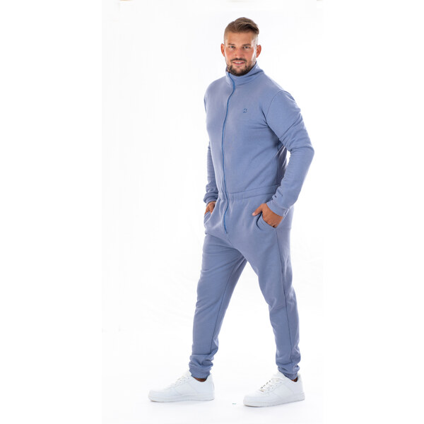 Dendy Pánsky overal teplákový dlhý Sky blue Veľkosť: XXL 63228747