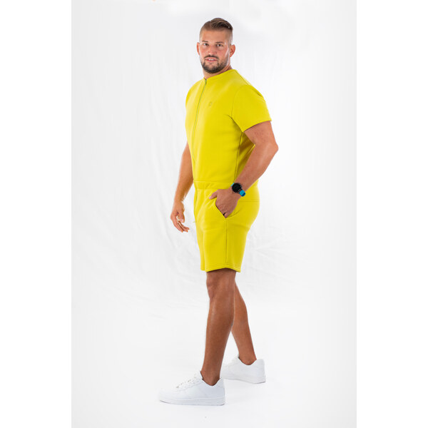 Dendy Pánsky overal teplákový krátký Lime Veľkosť: XXL 63228825