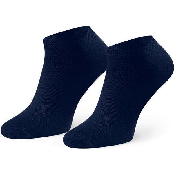 BASIC Tmavomodré pánske bambusové členkové ponožky Art. 094 AD32, NAVY 56217810