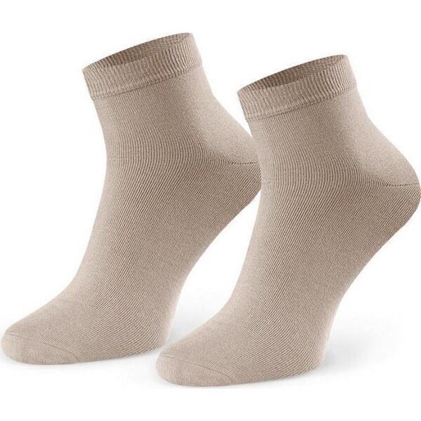 BASIC Béžové pánske bambusové ponožky Art.028 WS001, BEIGE 56217815