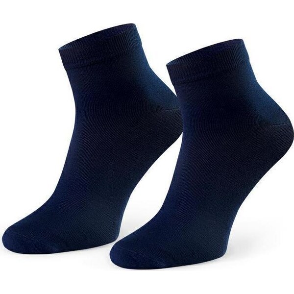 BASIC Tmavomodré pánske bambusové ponožky Art.028 WT003, SIZE 44-46 56217832