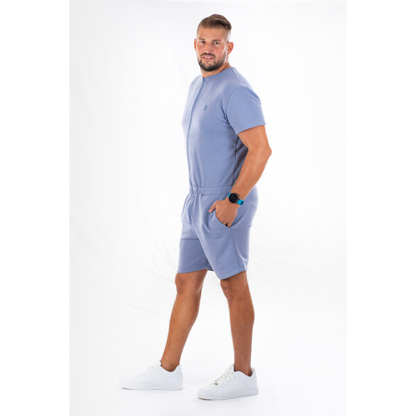 Dendy Pánsky overal teplákový krátký Sky blue Veľkosť: XXL 63228820