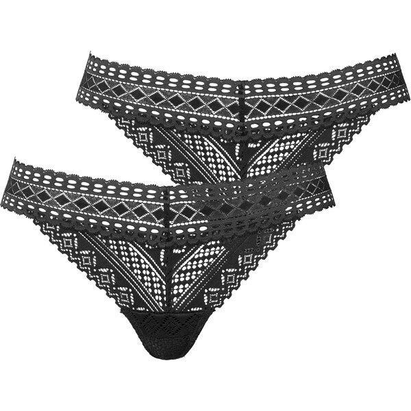 LASCANA Tangá čierna 56225338