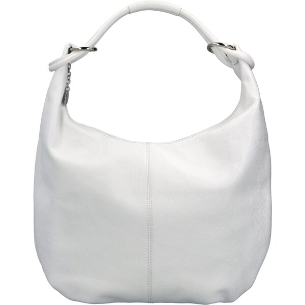 Delami Vera Pelle Dámska kožená kabelka cez rameno biela - Delami 56290025