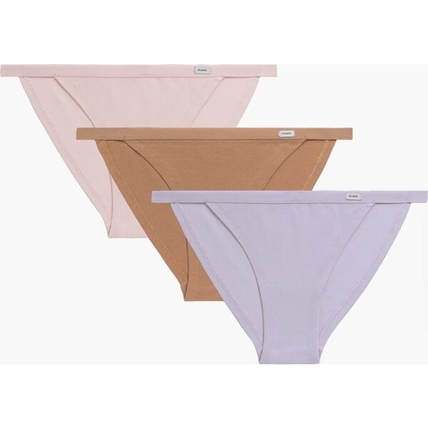 Sada 3 nohavičiek Atlantic - púdrová/camel/ľavanduľová 3LP-216 A3 56264999