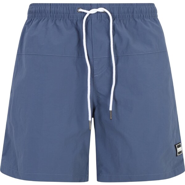 Urban Classics Plavecké šortky modrosivá / biela 56269424