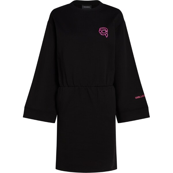 Karl Lagerfeld Šaty IKONIK ružová / čierna 56269773