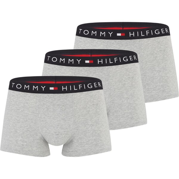 Tommy Hilfiger Underwear Boxerky sivá melírovaná / čierna / biela 56270565