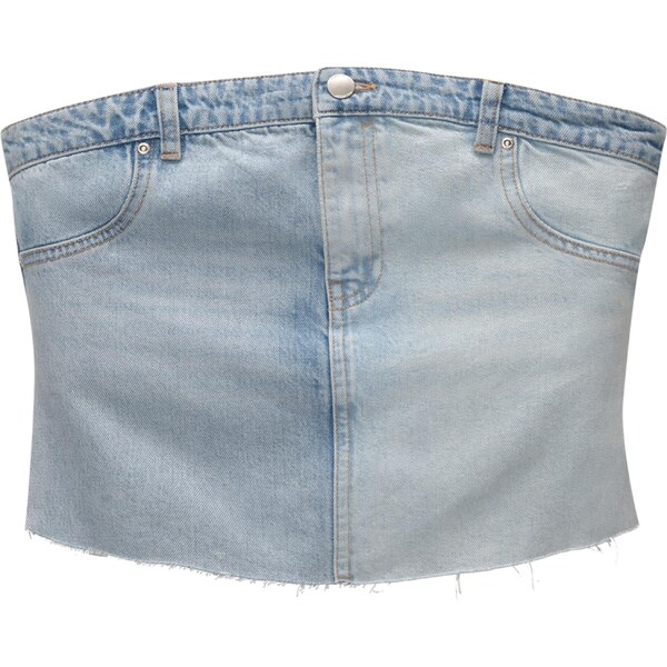 Pull&Bear Top svetlomodrá 57017883