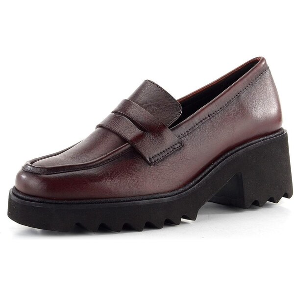 Ara kožené mokasíny na hrubej podošve Paris-Sport Amarone 12-21502-19 62752312