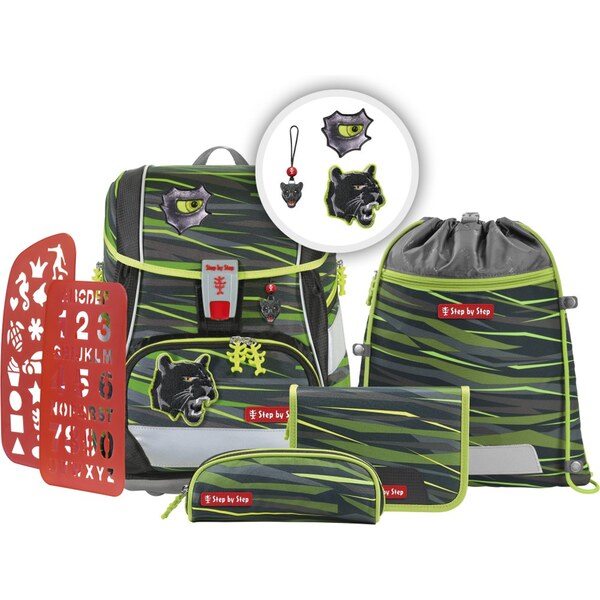 Step by Step Školní aktovka/batoh 2IN1 PLUS pro prvňáčky – 6dílný set 56291198