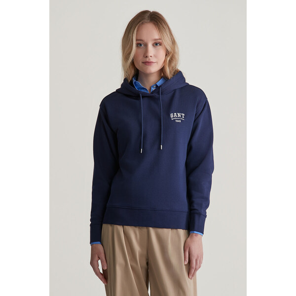 MIKINA GANT SMALL GRAPHIC HOODIE CLASSIC BLUE 56322941