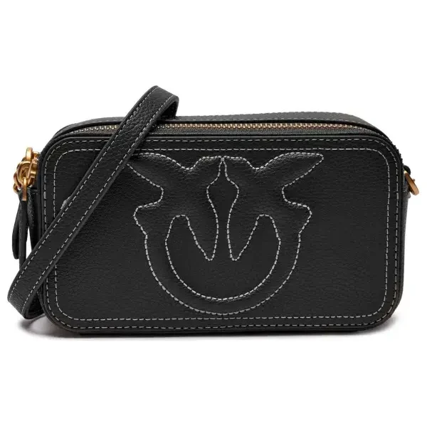 Pinko Kožená crossbody kabelka CARRIE 56305116