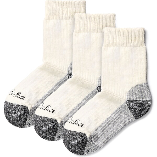 Vlnka Ovčie ponožky Merino so zdravotným lemom 3 páry krémová 17829412