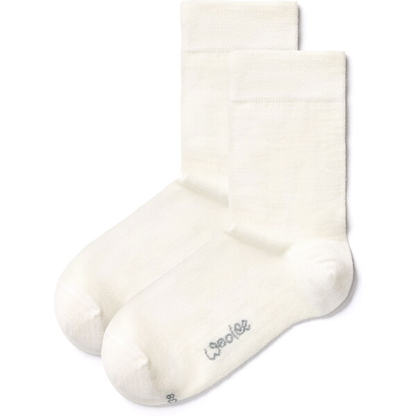 Vlnka 2 páry letných ponožiek Merino biela 17407371