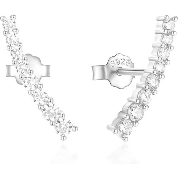 Olivie Strieborné pozdĺžne náušnice 9026 56369643