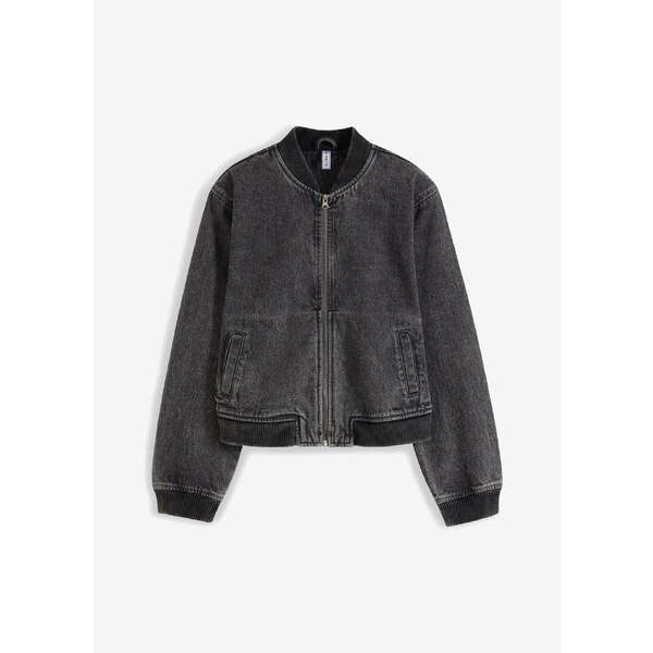 bonprix Bluzón denim, farba šedá 56356434