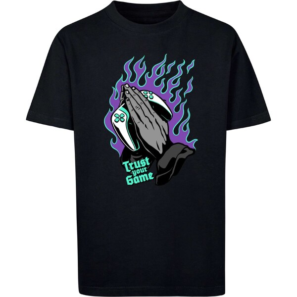 Mister Tee Tričko Trust Your Game čierna 56365412