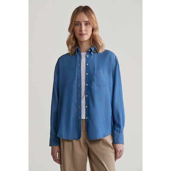 KOŠEĽA GANT REL INDIGO SHIRT LIGHT INDIGO 56361778