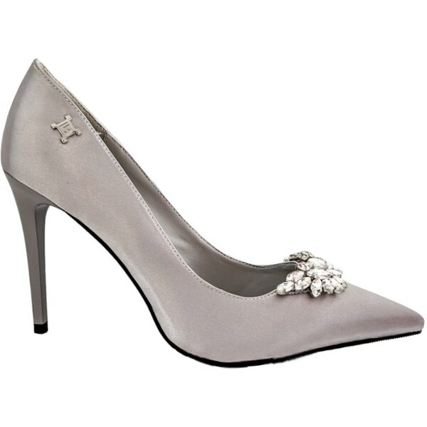 Strieborné Saténové Lodičky Laura Biagiotti 56369529