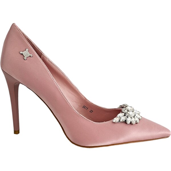 Saténové Nude Lodičky Laura Biagiotti 56369527