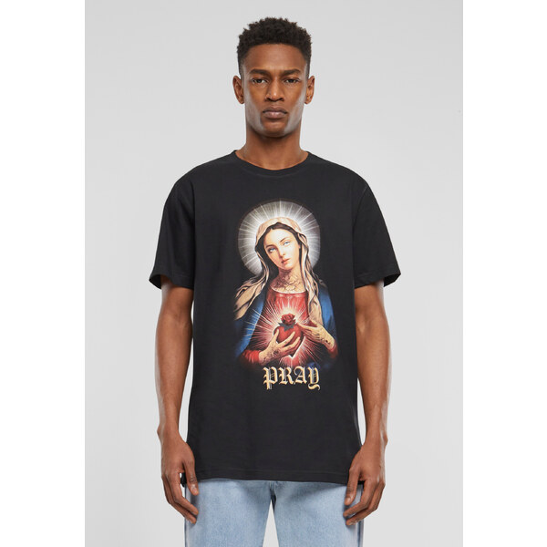 Mister Tee Mens T-shirt Praying Mary black 56394399